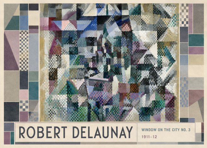 Robert Delaunay Window on the City No. 3 No1 - Plakát