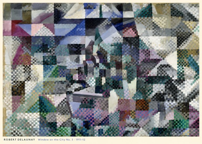 Robert Delaunay Window on the City No. 3 No5 - Plakát