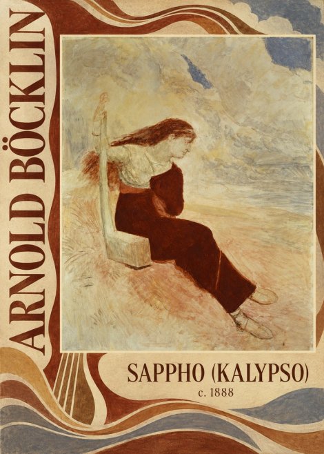 Arnold Böcklin Sappho (Kalypso) No5 - Plakát