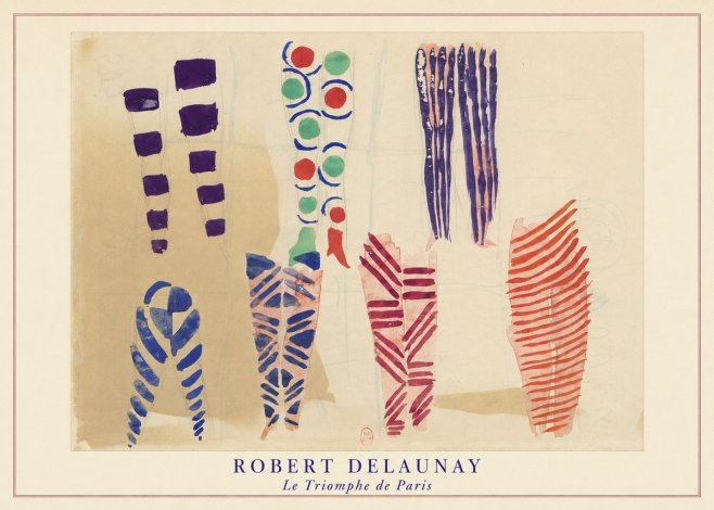 Robert Delaunay Le Triomphe De Paris IV No3 - Plakát