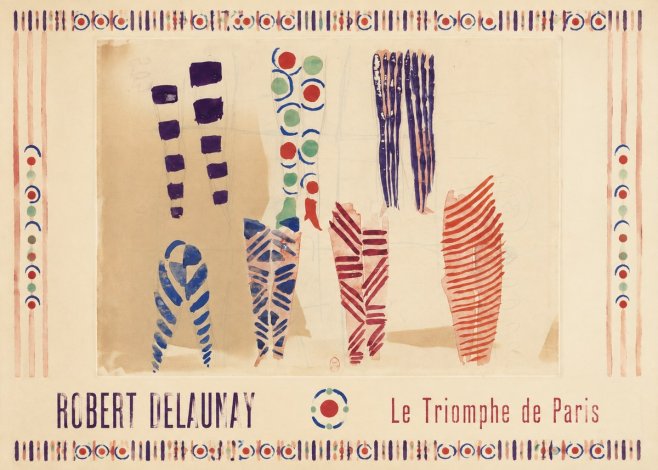 Robert Delaunay Le Triomphe De Paris IV No4 - Plakát