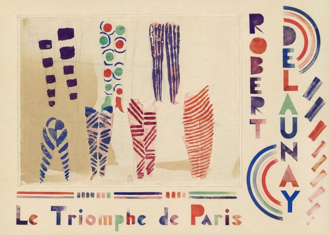 Robert Delaunay Le Triomphe De Paris IV No5 - Plakát