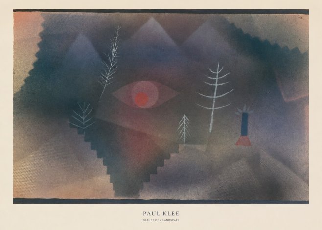 Paul Klee Glance of a Landscape No6 - Plakát