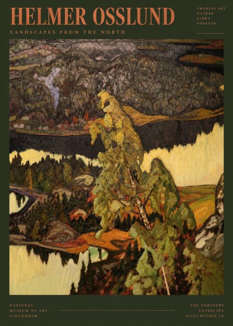 Helmer Osslund Northern Landscape No5 - Plakát