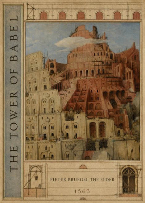 Pieter Bruegel The Tower of Babel XIII No3 - Plakát