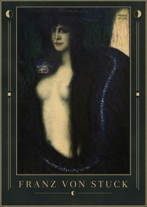 Franz von Stuck The Sin II No5 - Plakát