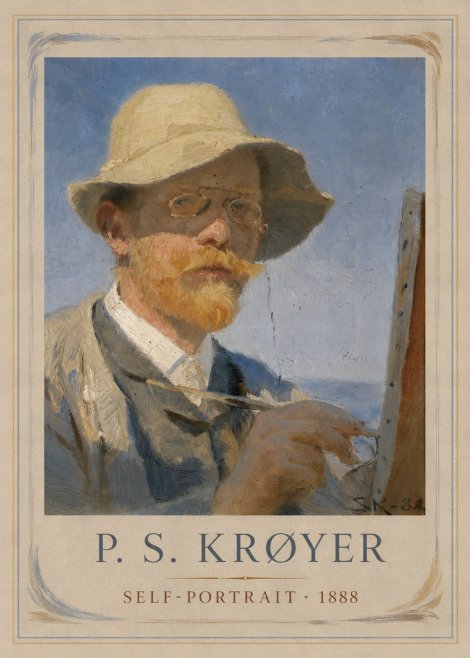 P.S. Krøyer Self-portrait III No1 - Plakát