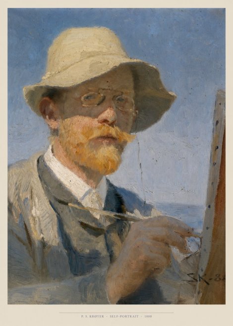 P.S. Krøyer Self-portrait III No6 - Plakát