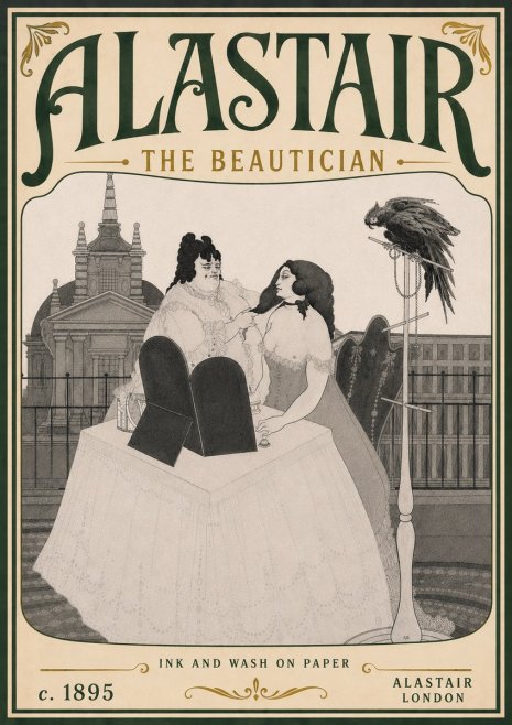 Alastair The Beautician No6 - Plakát