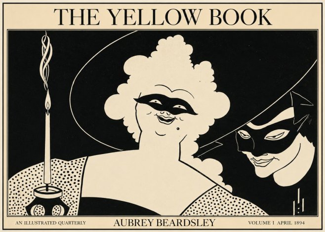 Aubrey Beardsley The Yellow Book I No1 - Plakát