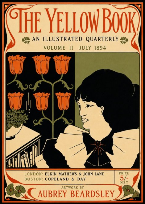 Aubrey Beardsley The Yellow Book - Volume Ii July 1894 No5 - Plakát