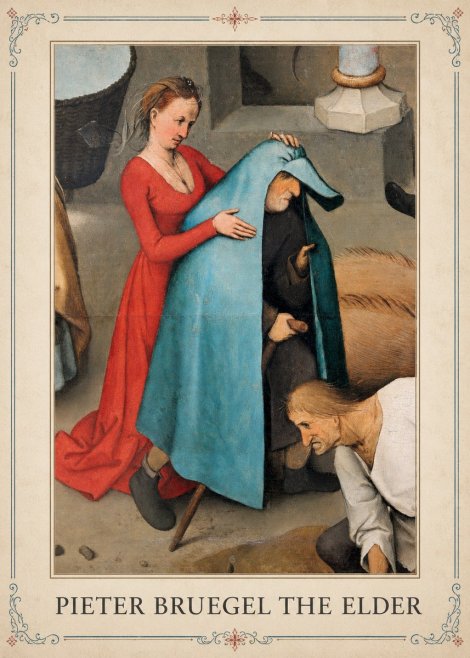 Pieter Bruegel The Blind Leading the Blind II No1 - Plakát