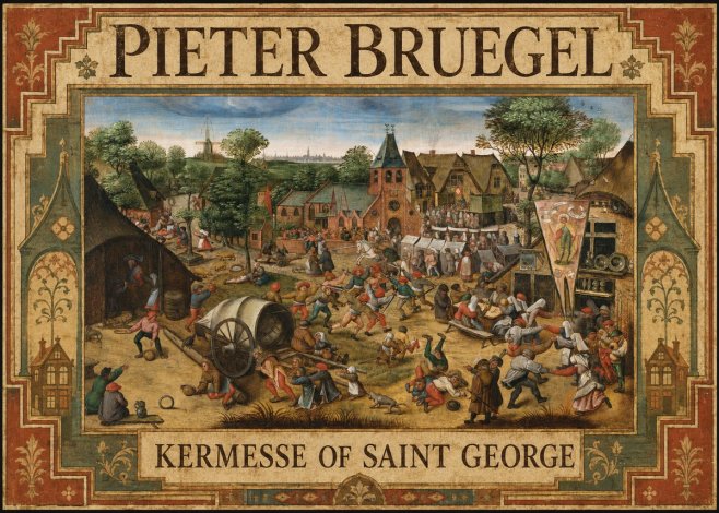 Pieter Bruegel Kermesse of Saint George No3 - Plakát