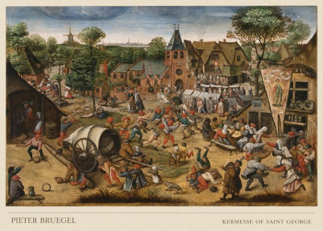 Pieter Bruegel Kermesse of Saint George No6 - Plakát