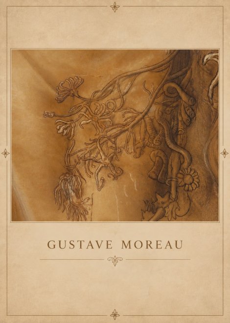 Gustave Moreau Organic Forms Study No3 - Plakát
