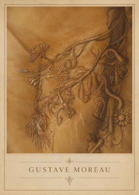 Gustave Moreau Organic Forms Study No4 - Plakát