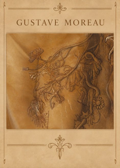 Gustave Moreau Organic Forms Study No5 - Plakát
