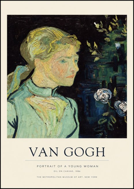 Van Gogh Portrait of a Young Woman No1 - Plakát