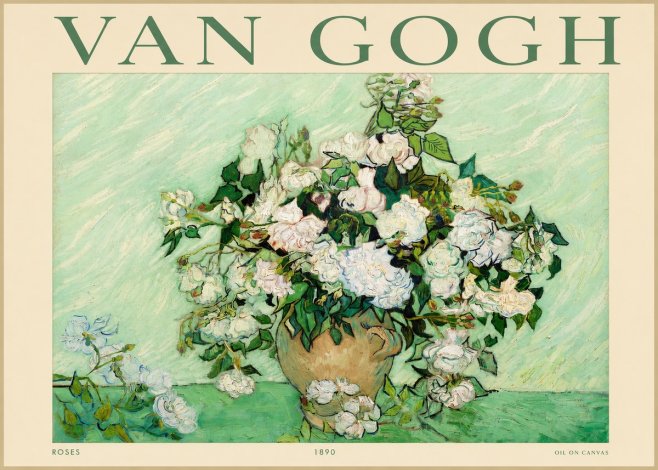 Van Gogh Roses II No2 - Plakát