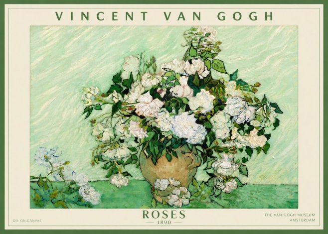 Van Gogh Roses II No5 - Plakát