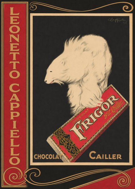 Leonetto Cappiello Chocolat Frigor No2 - Plakát