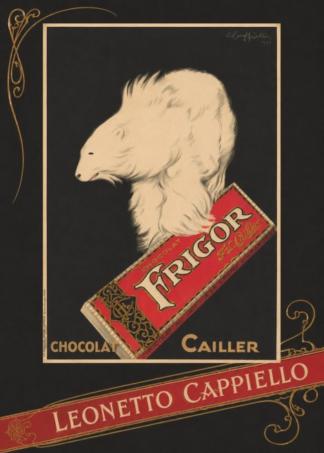 Leonetto Cappiello Chocolat Frigor No4 - Plakát