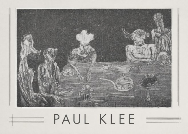 Paul Klee Die Mahlzeit No1 - Plakát
