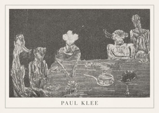 Paul Klee Die Mahlzeit No4 - Plakát