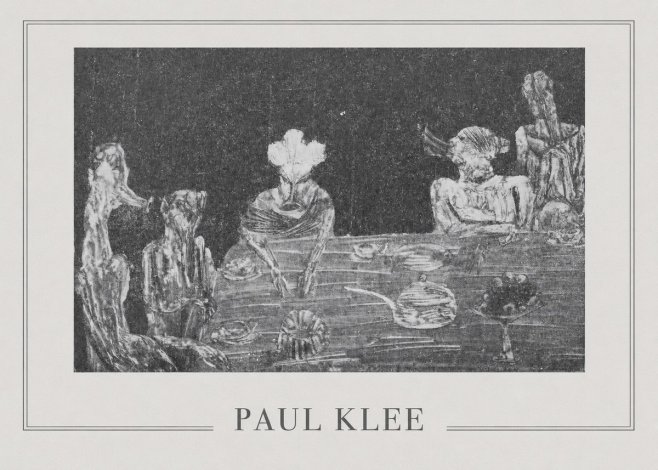Paul Klee Die Mahlzeit No5 - Plakát
