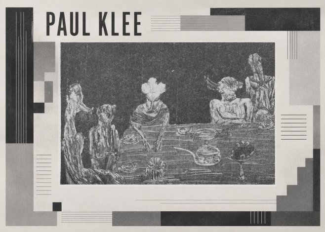 Paul Klee Die Mahlzeit No6 - Plakát