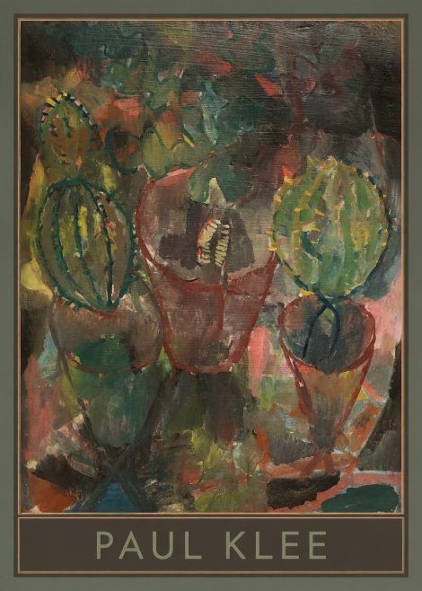 Paul Klee Three Potted Plants No1 - Plakát