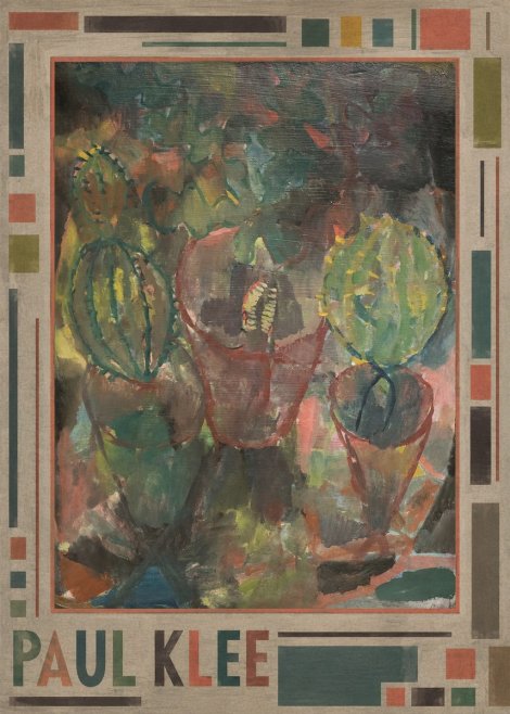 Paul Klee Three Potted Plants No2 - Plakát