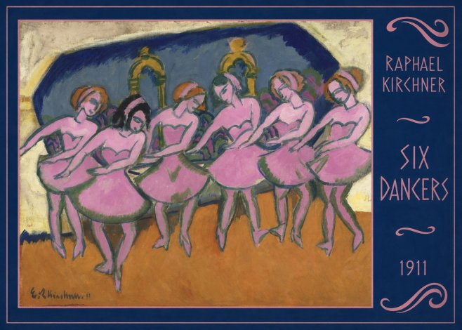 Raphael Kirchner Six Dancers No2 - Plakát