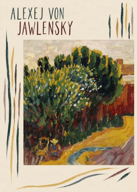 Alexej von Jawlensky Park Landscape (Murnau) No6 - Plakát