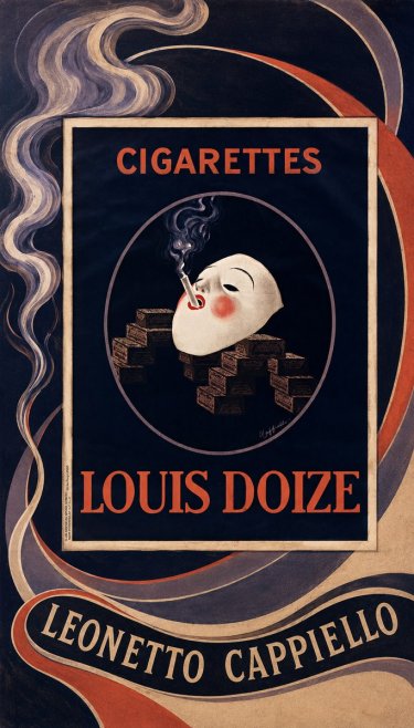 Leonetto Cappiello Cigarettes Louis Doize No3 - Plakát