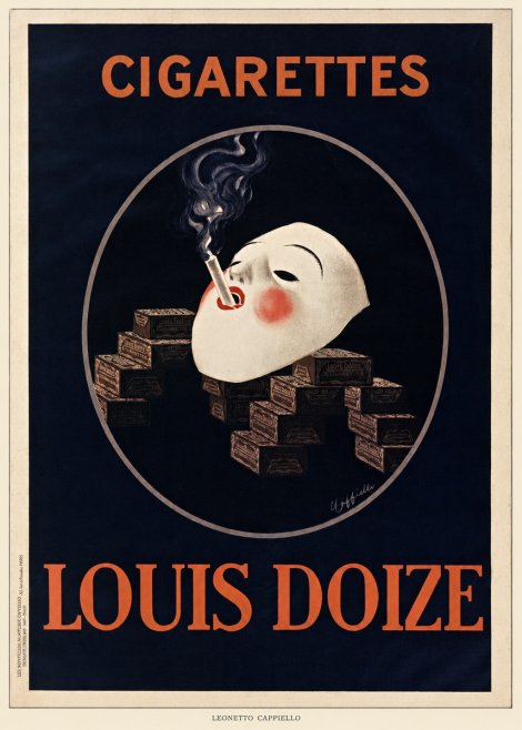 Leonetto Cappiello Cigarettes Louis Doize No6 - Plakát