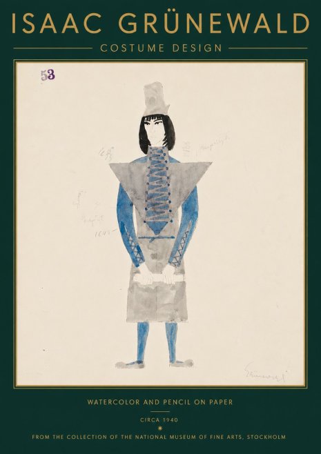 Isaac Grünewald Costume Design X No4 - Plakát