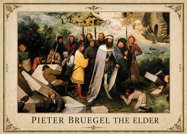 Pieter Bruegel The Blind Leading the Blind III No1 - Plakát