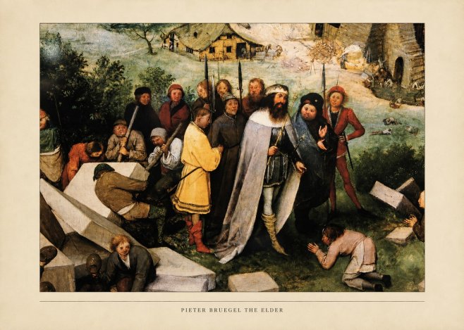 Pieter Bruegel The Blind Leading the Blind III No5 - Plakát