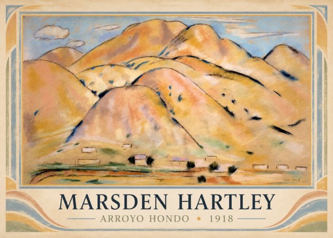 Marsden Hartley Arroyo Hondo No1 - Plakát