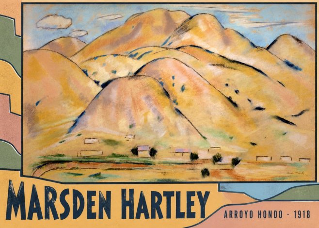 Marsden Hartley Arroyo Hondo No4 - Plakát