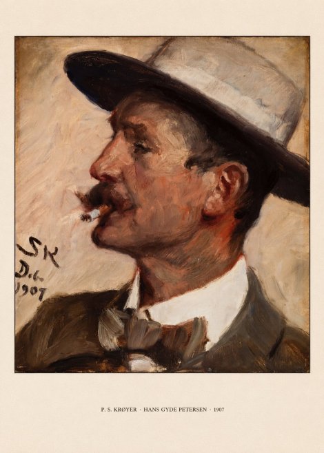 P.S. Krøyer Hans Gyde Petersen No5 - Plakát