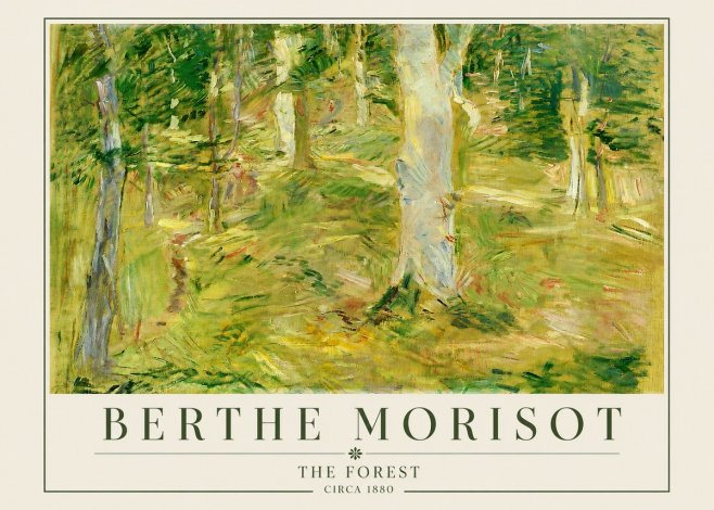 Berthe Morisot The Forest No4 - Plakát