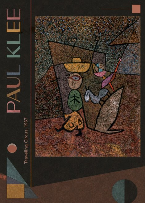 Paul Klee Traveling Circus, 1937 No2 - Plakát