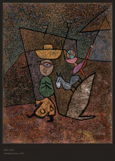 Paul Klee Traveling Circus, 1937 No6 - Plakát
