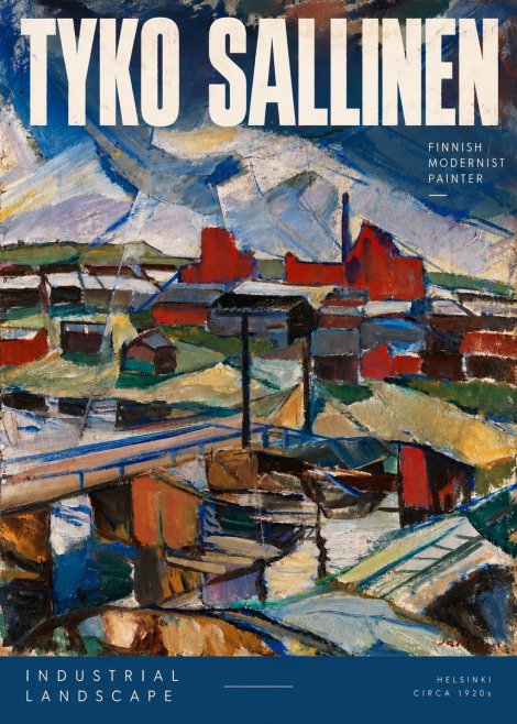 Tyko Sallinen Industrial Landscape No2 - Plakát