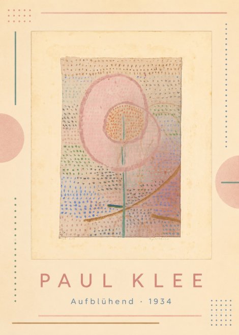 Paul Klee Aufblühend No1 - Plakát
