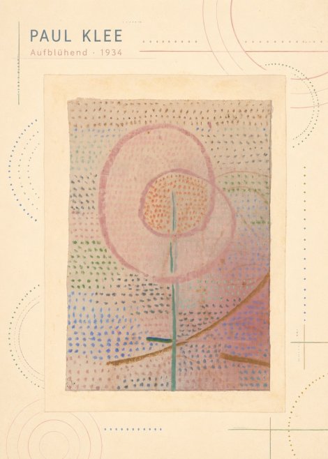 Paul Klee Aufblühend No3 - Plakát
