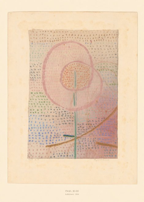 Paul Klee Aufblühend No5 - Plakát