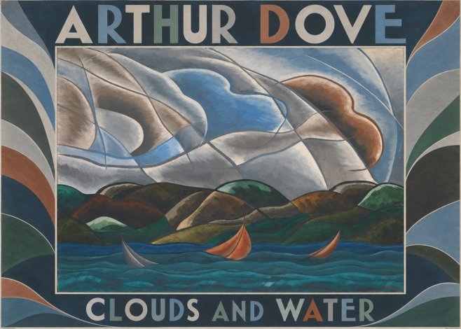 Arthur Dove Clouds and Water No1 - Plakát
